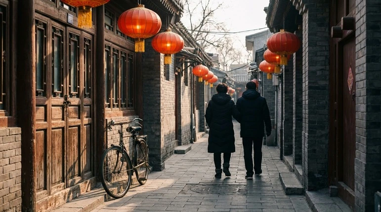 China: a cityscape with modern architecture.