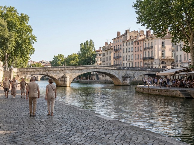 Europe: city walk and the atmosphere of traveling through Schengen countries.