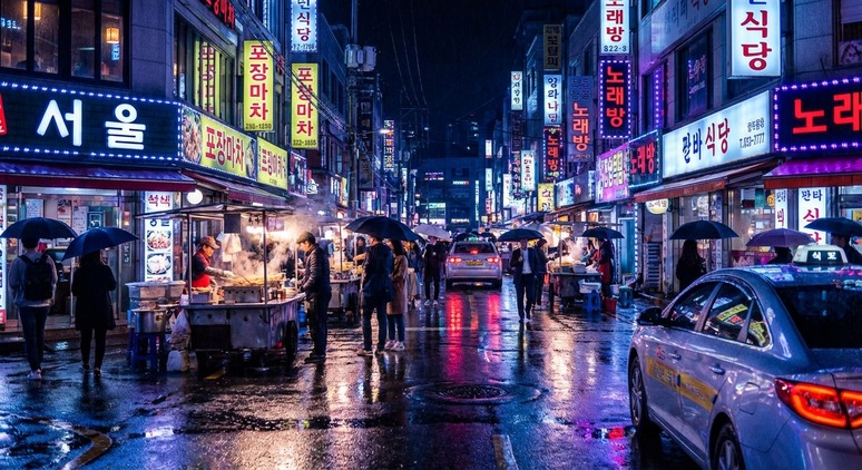 Сеул: современный мегаполис с небоскрёбами, дворцами и городской архитектурой.
