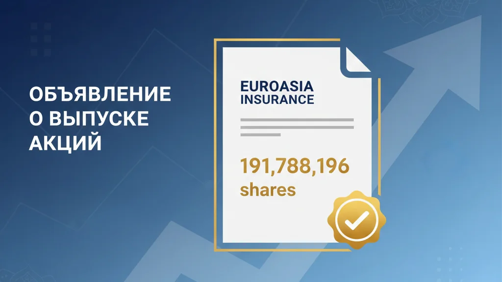 EUROASIA INSURANCE: выпуск дополнительных акций – объявление 2025
